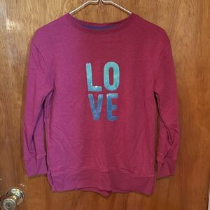Girl Sweatshirt-LOVE